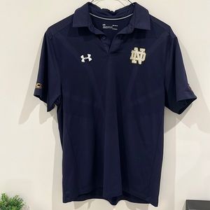 Navy Notre Dame Mens Polo